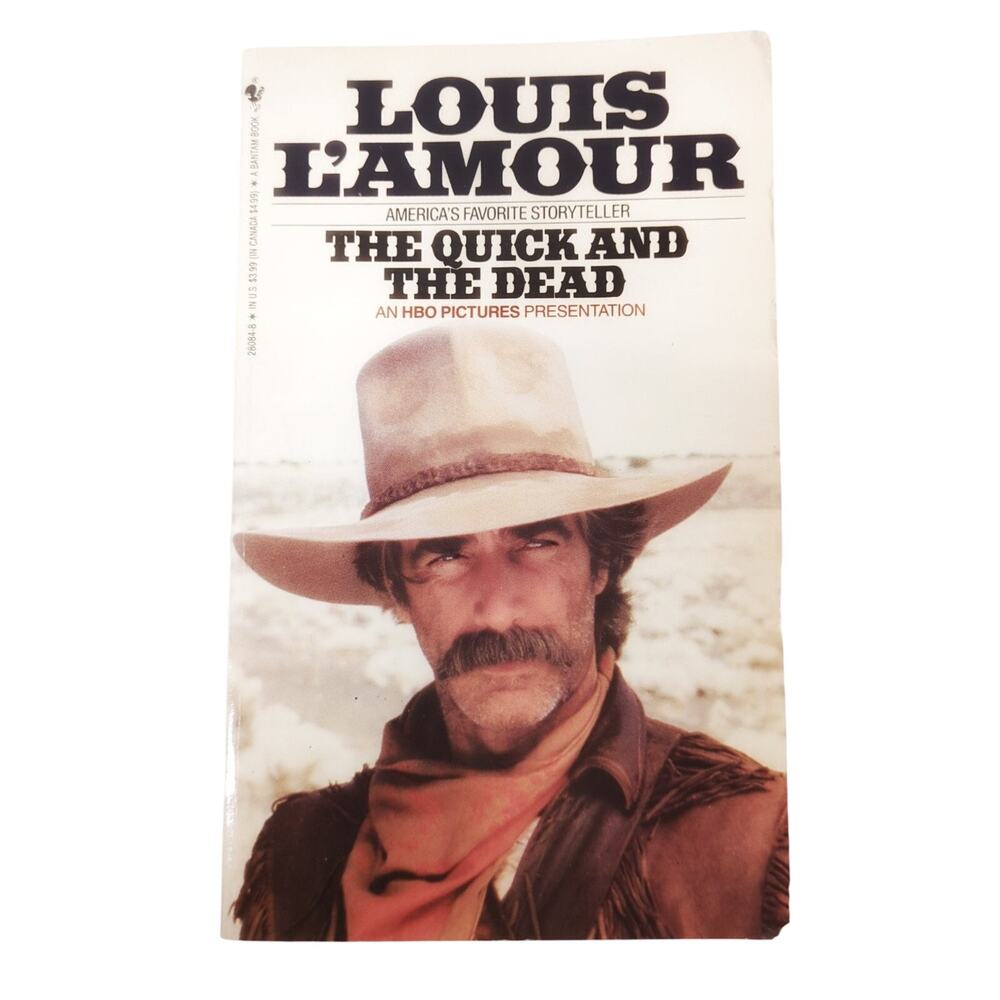 The Quick And The Dead Louis L'Amour 1979 Bantam Western Paperback Novel HBO